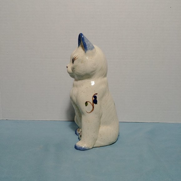 The Angel Line Maine Ceramic Cat Statue Blueberry Very Rare - Picture 3 of 10